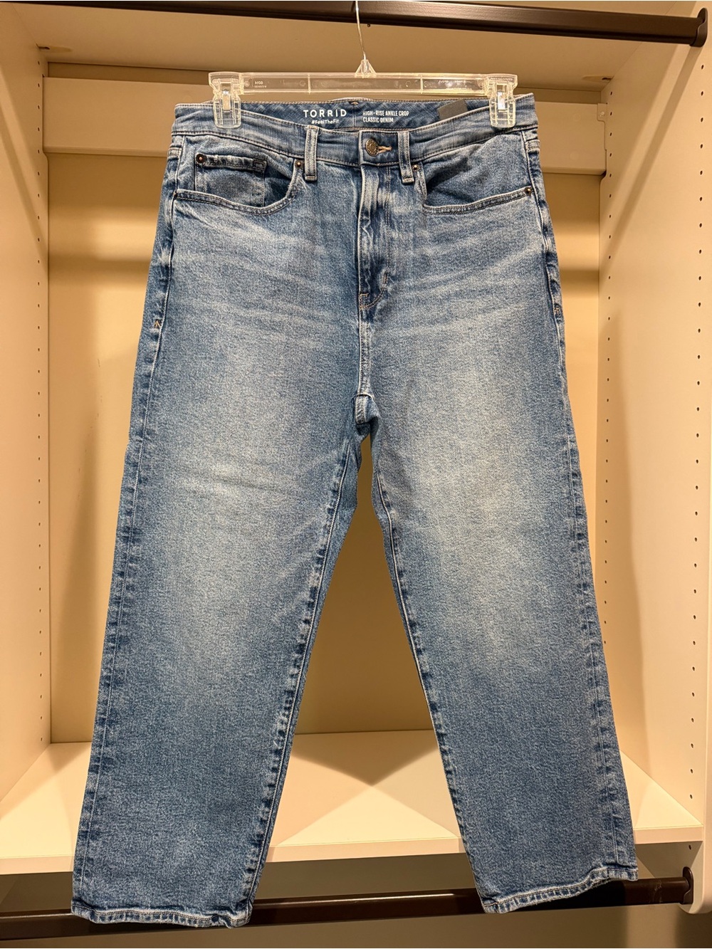 Torrid Women’s High-Rise Ankle Crop Classic Denim Jeans